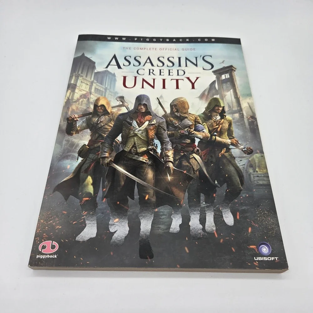 Piggyback Assassin's Creed Unity Strategy Guide Multicolor Map Poster